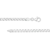120 Gauge Curb Chain Necklace in Solid Sterling Silver - 20"