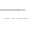 Thumbnail Image 2 of 120 Gauge Solid Figaro Chain Necklace in Sterling Silver - 20"