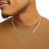Thumbnail Image 2 of Sterling Silver Cuban Curb Chain - 20"