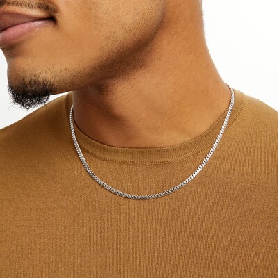 Sterling Silver Cuban Curb Chain - 20"