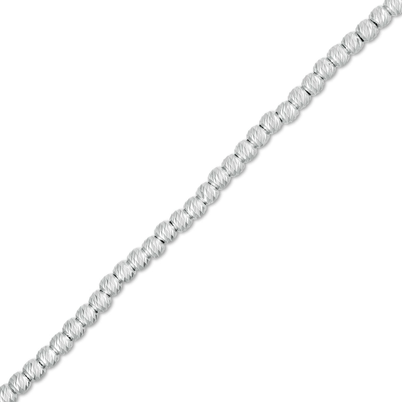 Solid Bead Chain Bracelet in Sterling Silver - 7.5"