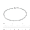 Thumbnail Image 1 of Solid Bead Chain Bracelet in Sterling Silver - 7.5"