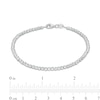 Thumbnail Image 2 of Solid Bead Chain Bracelet in Sterling Silver - 7.5"