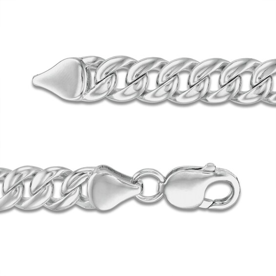 1/5 CT. T.W. Diamond Edge ID Bracelet in Sterling Silver - 8.5"