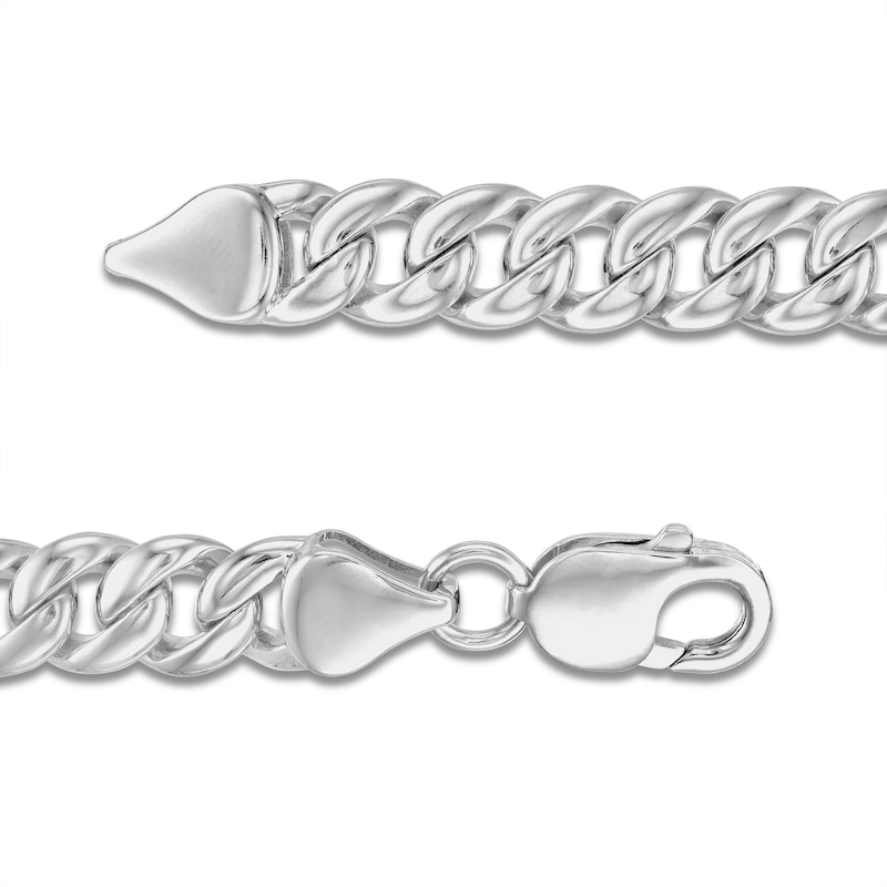 Main Image 2 of 1/5 CT. T.W. Diamond Edge ID Bracelet in Sterling Silver - 8.5"