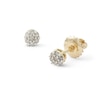 Thumbnail Image 0 of 1/15 CT. T.W. Composite Diamond Flower Stud Earrings in 10K Gold