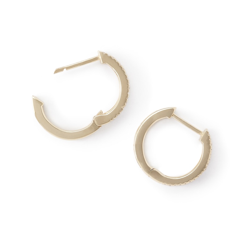 35mm Bamboo Hoop Earrings in 10K Stamp Hollow Gold