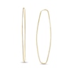 Thumbnail Image 1 of 20mm Paper Clip Hoop Earrings in 10K Gold
