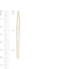 Thumbnail Image 2 of 20mm Paper Clip Hoop Earrings in 10K Gold