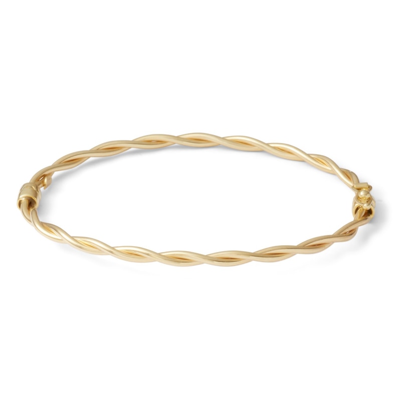 Braided Bangle in 10K Hollow Gold | Banter