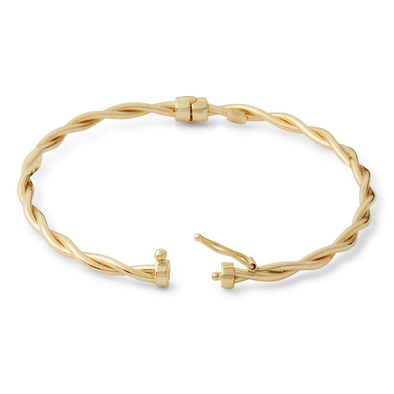 Main Image 2 of Braided Bangle in 10K Hollow Gold