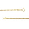 Thumbnail Image 2 of 012 Gauge Hollow Rope Chain and Bead Tassel Drop Necklace in 10K Gold