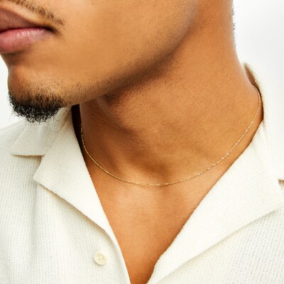 10K Solid Gold Singapore Chain - 18"