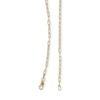 Thumbnail Image 1 of 2.2mm Paper Clip Chain Necklace in 10K Semi-Solid Gold - 18"