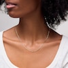 Thumbnail Image 1 of 2.2mm Paper Clip Chain Necklace in 10K Semi-Solid Gold - 18"