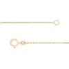 Thumbnail Image 2 of 10K Solid Gold "Amore" Station Necklace - 18"