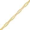 Thumbnail Image 0 of 3.6mm Paper Clip Chain Bracelet in 10K Semi-Solid Gold - 7.25"