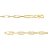 Thumbnail Image 1 of 3.6mm Paper Clip Chain Bracelet in 10K Semi-Solid Gold - 7.25"