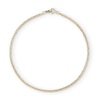 Valentino Chain Anklet in 10K Hollow Gold - 10"