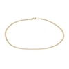 Thumbnail Image 1 of 030 Gauge Double Loop Link Chain Anklet in 10K Hollow Gold - 10"