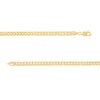 Thumbnail Image 1 of 3.5mm Cuban Curb Chain Necklace in 10K Semi-Solid Gold - 18"