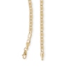 Thumbnail Image 2 of 080 Gauge Valentino Chain Necklace in 10K Hollow Gold - 20"