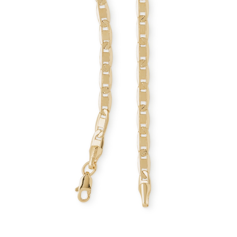 Main Image 2 of 080 Gauge Valentino Chain Necklace in 10K Hollow Gold - 20"