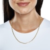 Thumbnail Image 3 of 080 Gauge Valentino Chain Necklace in 10K Hollow Gold - 20"