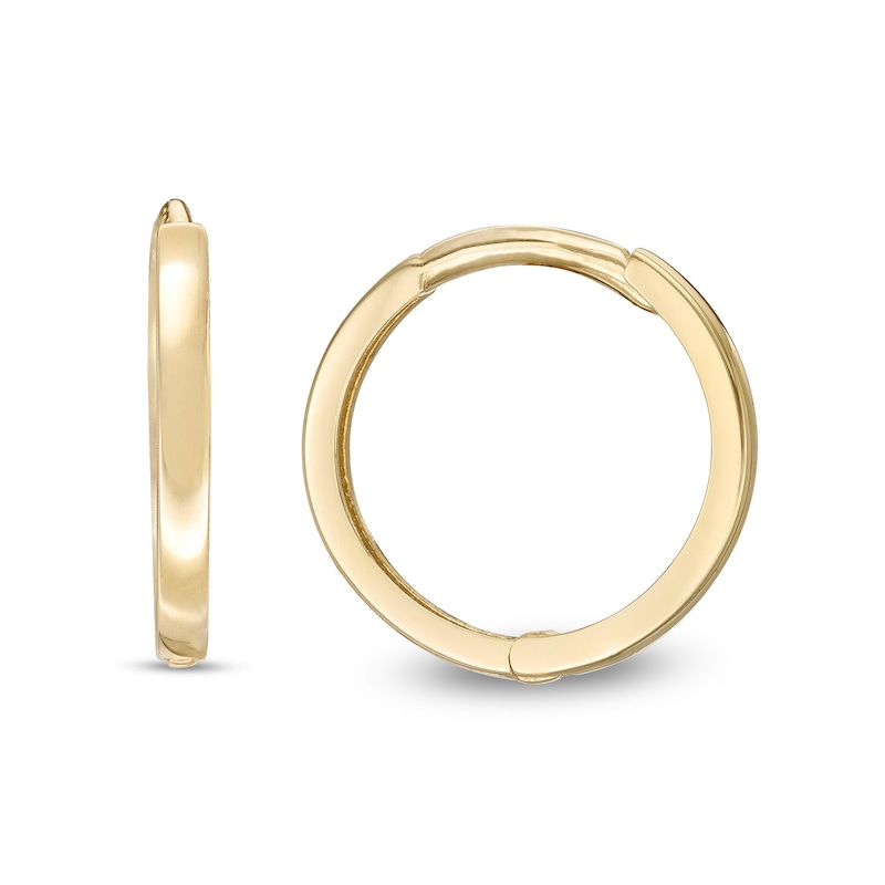 Child's Huggie Hoop Earrings in 14K Gold