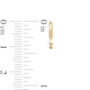 Thumbnail Image 2 of Child's Huggie Hoop Earrings in 14K Gold