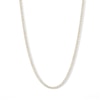 Thumbnail Image 0 of Diamond-Cut 080 Gauge Curb Chain Necklace in 10K Semi-Solid Two-Tone Gold - 16"
