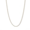 Thumbnail Image 0 of 10K Semi-Solid Gold Diamond-Cut Curb Two-Tone Chain - 16"