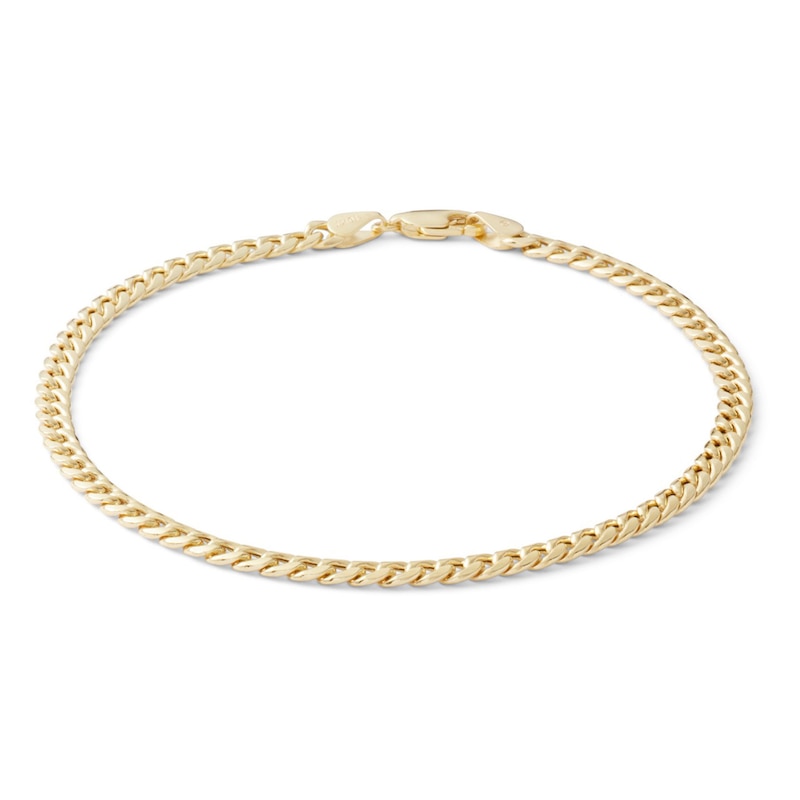 Made in Italy 100 Gauge Cuban Curb Chain Bracelet in 10K Semi-Solid Gold - 8.5"