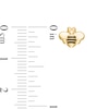 Thumbnail Image 1 of Child's Bumblebee Stud Earrings in 10K Gold