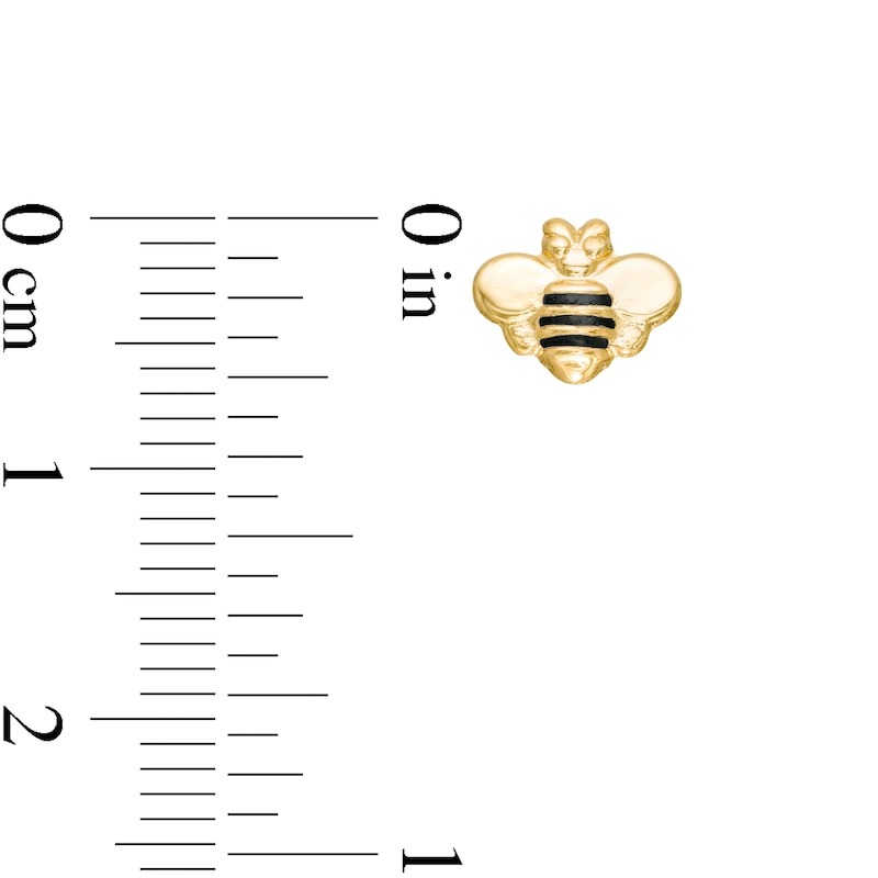 Child's Bumblebee Stud Earrings in 10K Gold