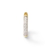 Thumbnail Image 0 of Single 016 Gauge Diamond Accent Dome Cartilage Hoop Earring in 14K Gold - 3/8"
