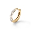 Thumbnail Image 1 of Single 016 Gauge Diamond Accent Dome Cartilage Hoop Earring in 14K Gold - 3/8"