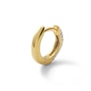 Thumbnail Image 2 of Single 016 Gauge Diamond Accent Dome Cartilage Hoop Earring in 14K Gold - 3/8"