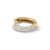 Thumbnail Image 3 of Single 016 Gauge Diamond Accent Dome Cartilage Hoop Earring in 14K Gold - 3/8"