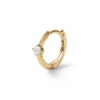 Thumbnail Image 2 of Single 016 Gauge 1/20 CT. T.W. Diamond Solitaire Cartilage Hoop Earring in 14K Gold - 3/8"