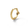 Thumbnail Image 3 of Single 016 Gauge 1/20 CT. T.W. Diamond Solitaire Cartilage Hoop Earring in 14K Gold - 3/8"