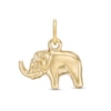 Thumbnail Image 0 of Elephant Necklace Charm in 10K Stamp Hollow Gold