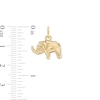 Thumbnail Image 1 of Elephant Necklace Charm in 10K Stamp Hollow Gold