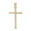 Thumbnail Image 1 of Cross Necklace Charm in 10K Stamp Hollow Gold
