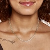 Thumbnail Image 3 of Made in Italy 080 Gauge Figaro Chain Necklace in 14K Hollow Gold - 18"