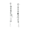 Thumbnail Image 1 of Triple Strand Dangle Drop Earrings in Sterling Silver