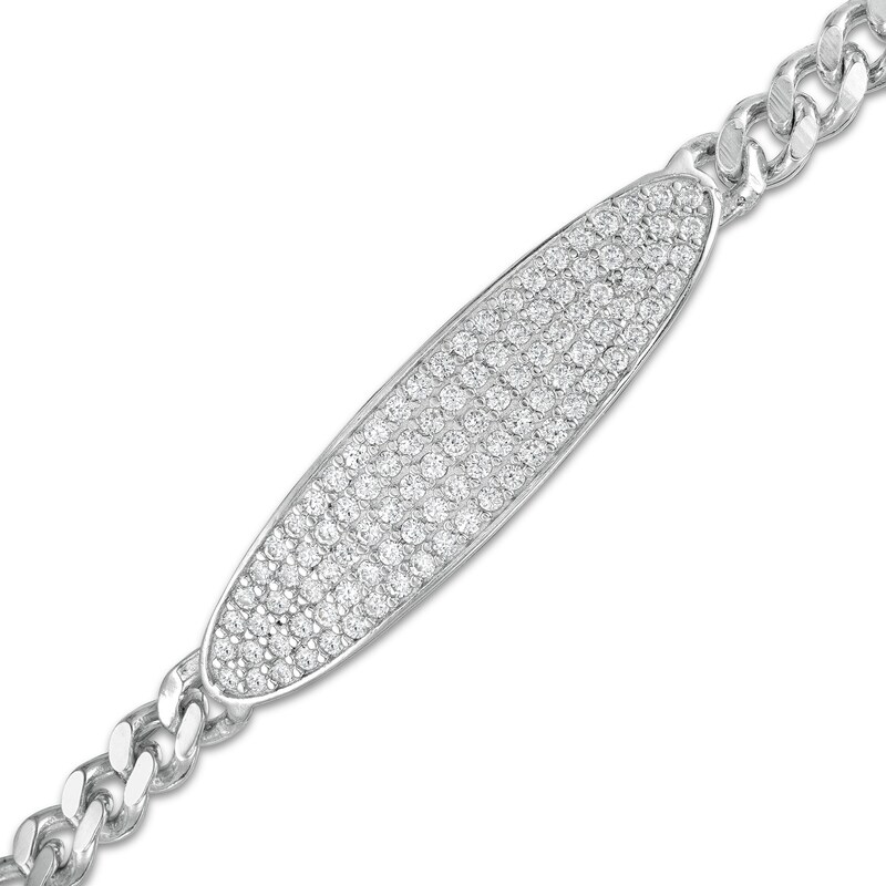 Cubic Zirconia Bracelet in Sterling Silver - 7.25"