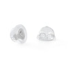 Thumbnail Image 5 of Cubic Zirconia Crescent Moon and Star Dangle Stud Earrings in Solid Sterling Silver