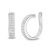 Thumbnail Image 1 of Cubic Zirconia Double Row Ear Cuff in Sterling Silver