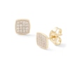 Thumbnail Image 0 of 1/10 CT. T.W. Composite Cushion Diamond Stud Earrings in 10K Gold